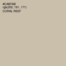 #CABFAB - Coral Reef Color Image